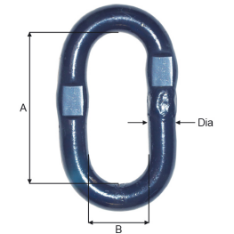 Drawing of Recessed Link ER Type Viking Master Link Drawing of Recessed Link ER Type Viking Master Link
