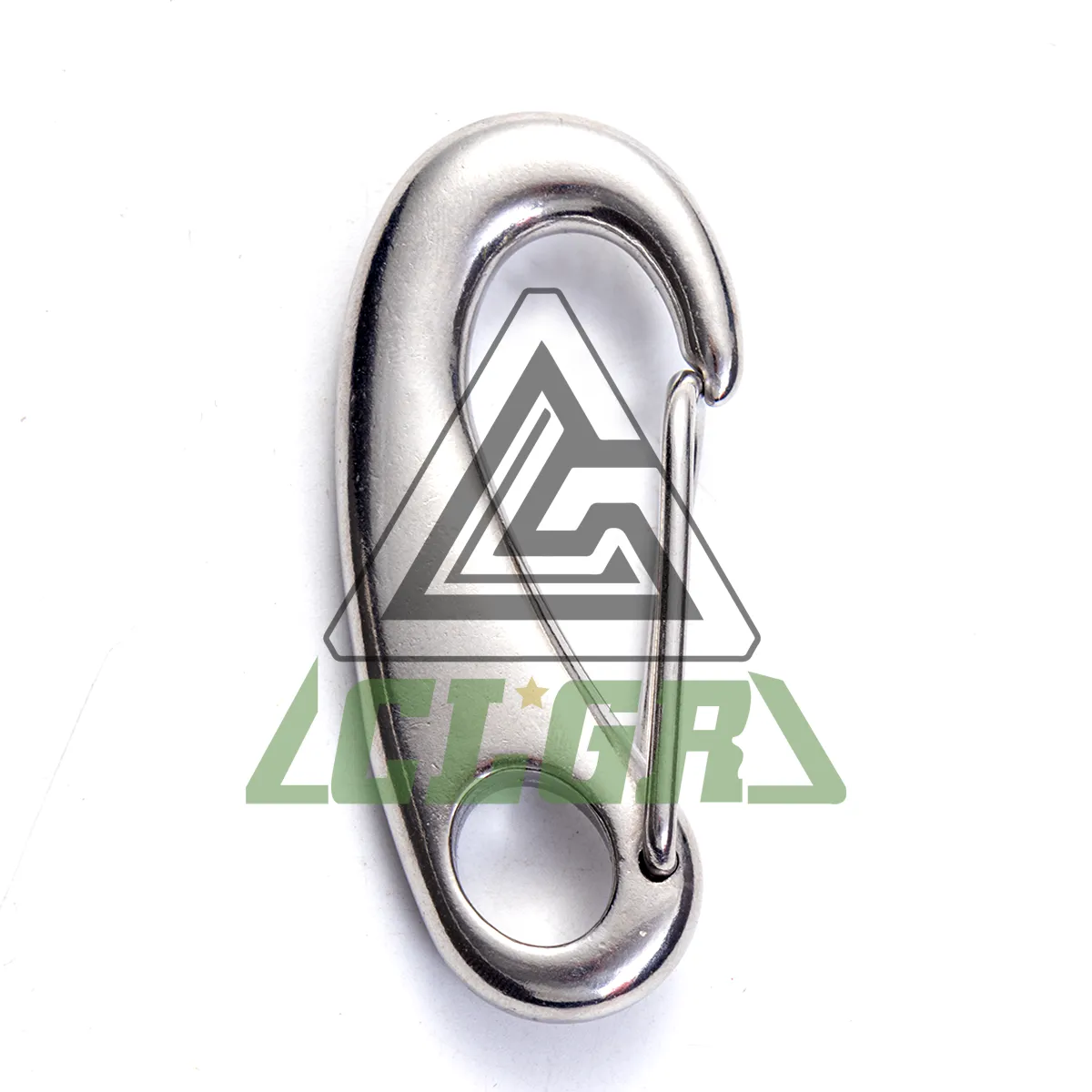 CLGR® Stainless Steel Egg Shape Spring Gate Snap Hook