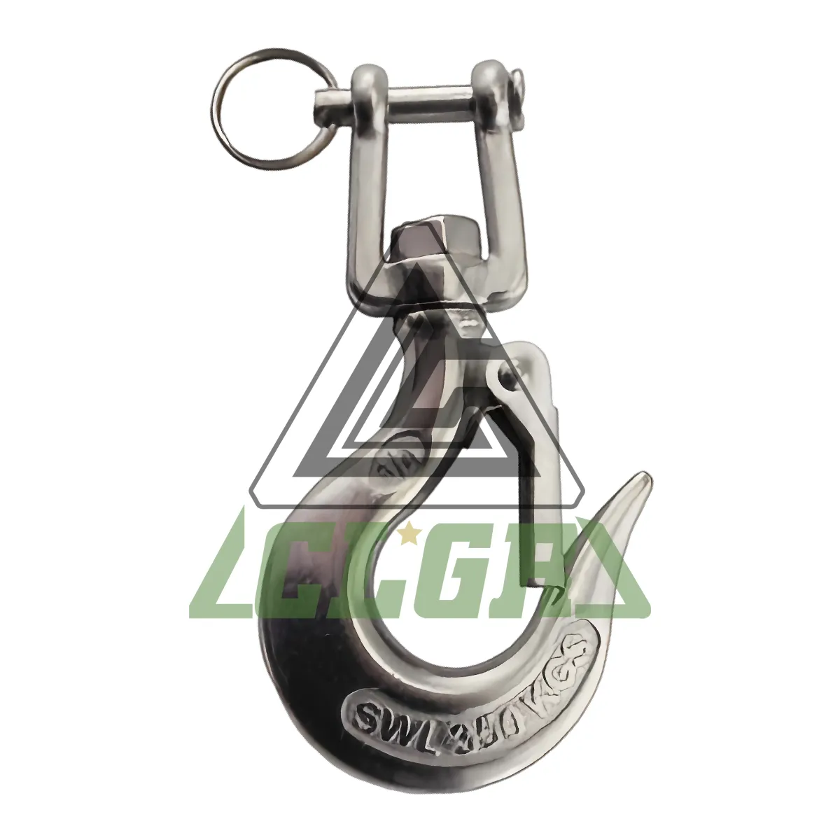 CLGR® Stainless Steel Clevis Swivel Hook with Latch