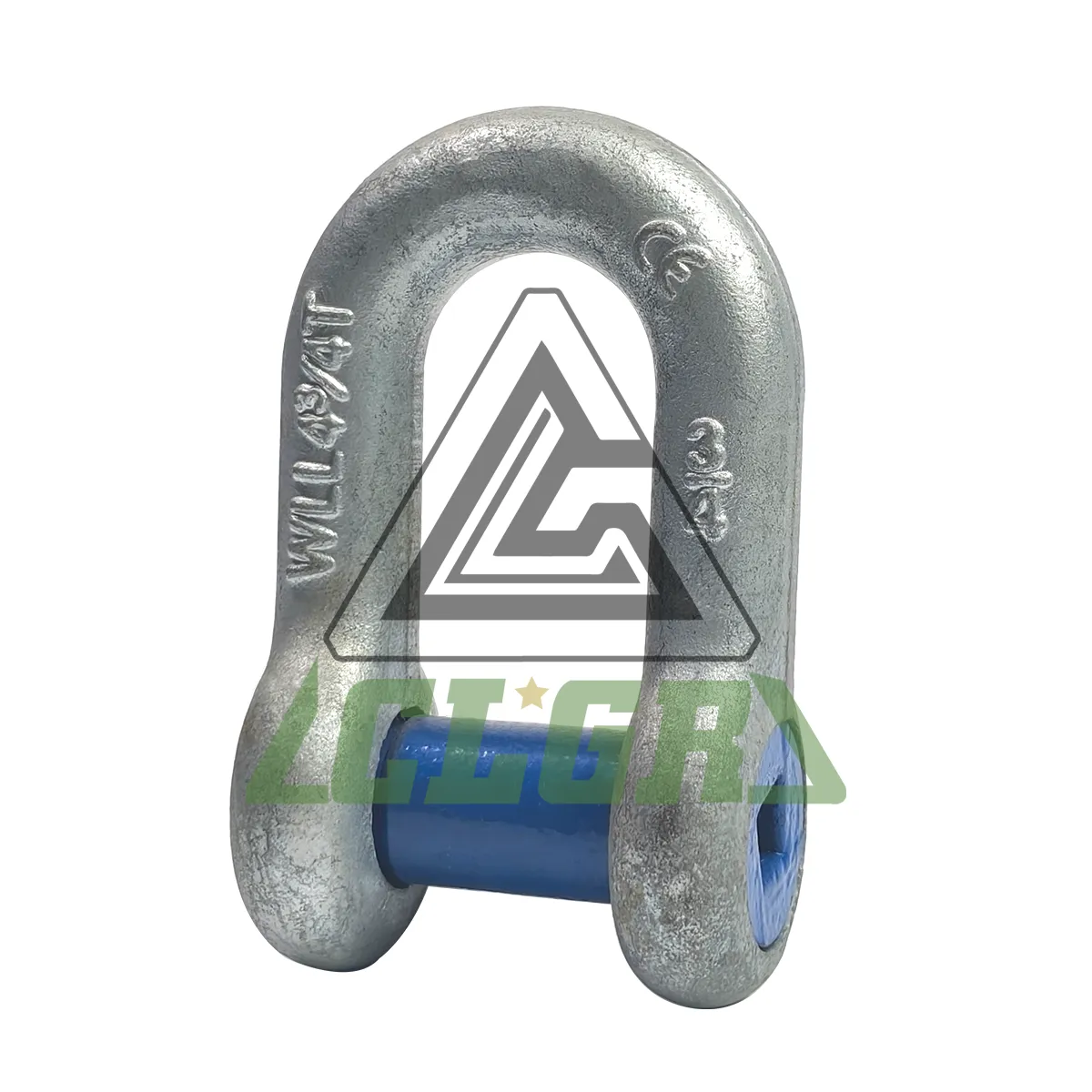 CLGR® High Tensile Chain Shackle with Square Sunken Head Pin Trawling