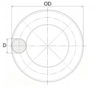 Drawing of CLGR® Marine Mooring Rings for Fish Farm Drawing of CLGR® Marine Mooring Rings for Fish Farm